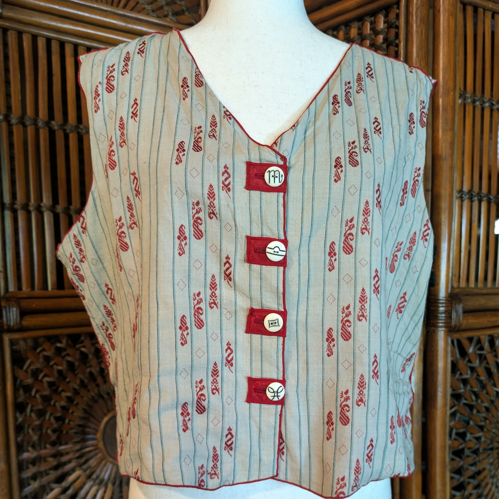 THE TERRITORY AHEAD Lined Top / Vest - Bohemian - XL - NWOT